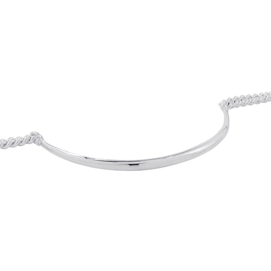 HERMES BoucleSellier Inflexible Necklace Size PM/42 SV925