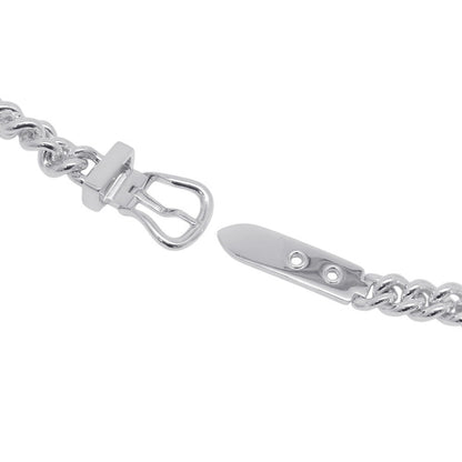 HERMES BoucleSellier Inflexible Necklace Size PM/42 SV925