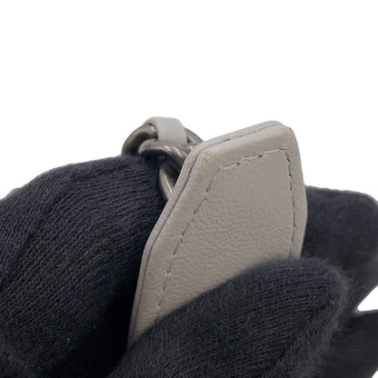 CHANEL CHANEL 19 Flap Compact Chain Shoulder Wallet GrayAP1787 Lambskin