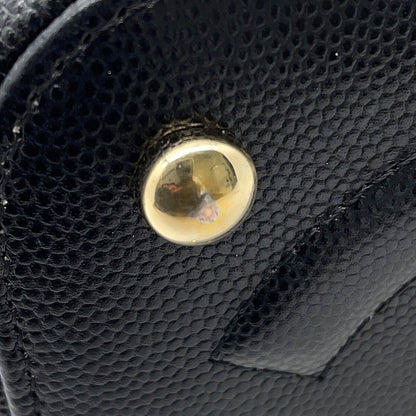 CHANEL Matelasse Vanity Chain Shoulder Bag BlackAS2362 Caviar Leather