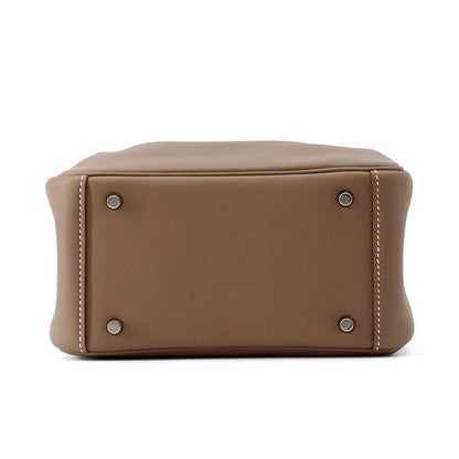 HERMES Lindy Etoupe Swift Leather Size Mini