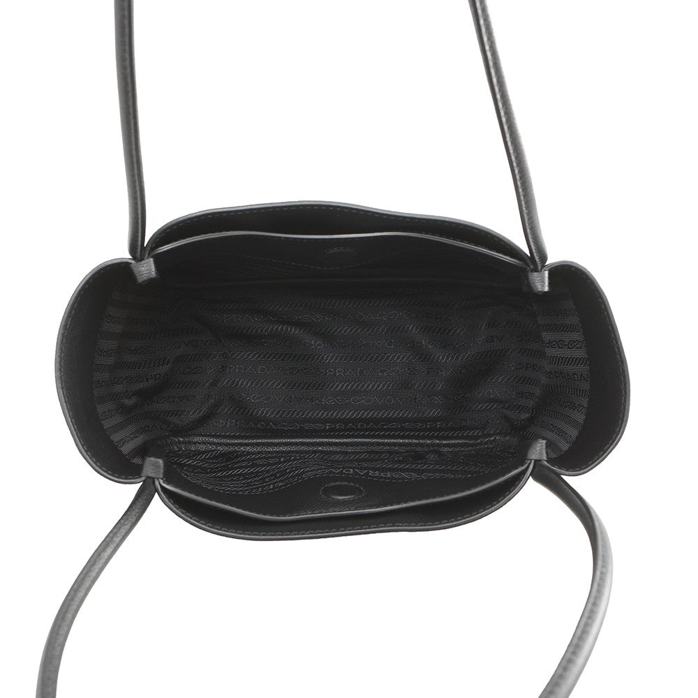 PRADA Shopping tote Black1BG539 Leather