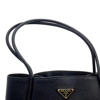 PRADA Shopping tote Black1BG539 Leather