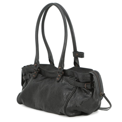 BALENCIAGA Le City Bag East-West Black845704 Leather