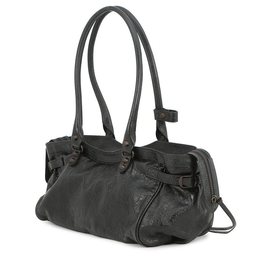 BALENCIAGA Le City Bag East-West Black845704 Leather