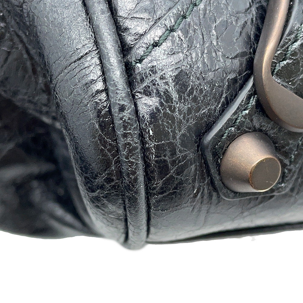 BALENCIAGA Le City Bag East-West Black845704 Leather