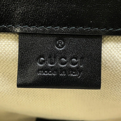 GUCCI GG Embossed Backpack Black625770 Leather