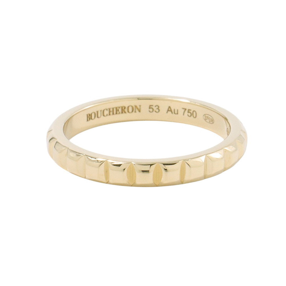Boucheron Quatre Clou de Paris Ring Size 53/#13 MediumJAL00008 18K Yellow Gold