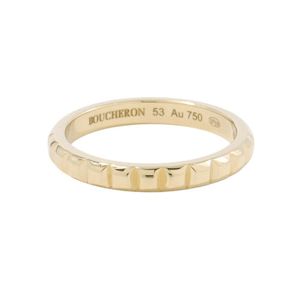 Boucheron Quatre Clou de Paris Ring Size 53/#13 MediumJAL00008 18K Yellow Gold