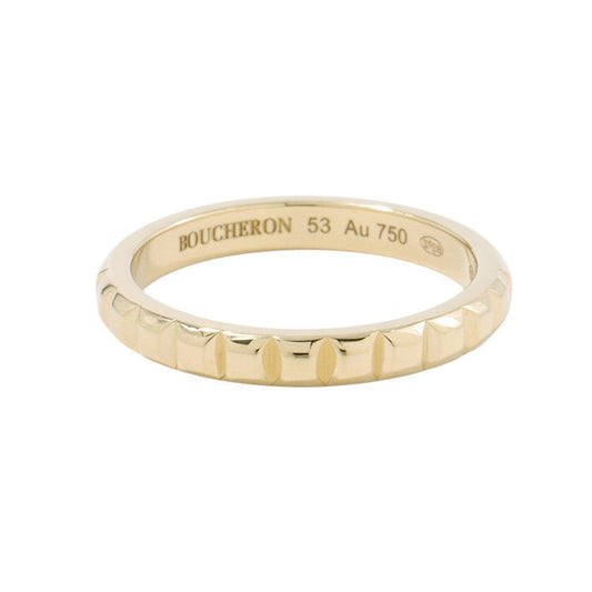 Boucheron Quatre Clou de Paris Ring Size 53/#13 MediumJAL00008 18K Yellow Gold