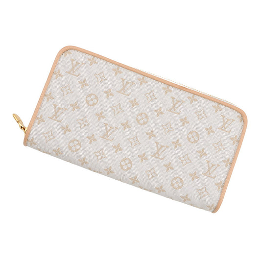 LOUIS VUITTON Zippy Wallet Ivory/BeigeM12369 Monogram mini