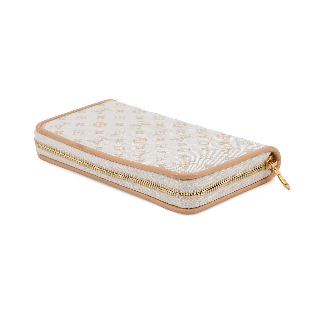 LOUIS VUITTON Zippy Wallet Ivory/BeigeM12369 Monogram mini