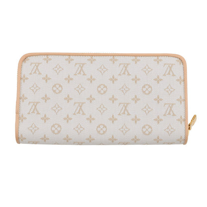 LOUIS VUITTON Zippy Wallet Ivory/BeigeM12369 Monogram mini