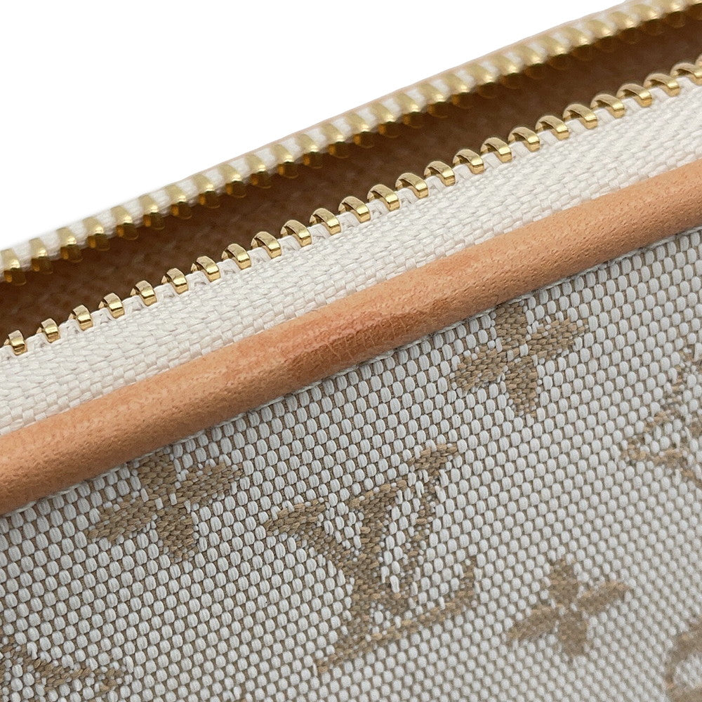 LOUIS VUITTON Zippy Wallet Ivory/BeigeM12369 Monogram mini
