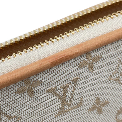 LOUIS VUITTON Zippy Wallet Ivory/BeigeM12369 Monogram mini