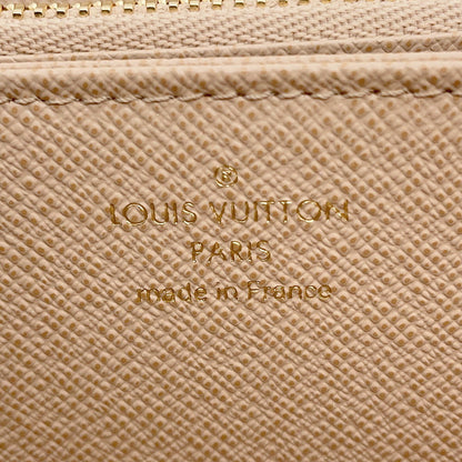 LOUIS VUITTON Zippy Wallet Ivory/BeigeM12369 Monogram mini