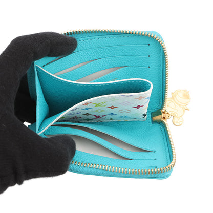 LOUIS VUITTON LV × TM Portefeuille Noah Compact Japan Limited Edition Kabira BlueM13801 Monogram Empreinte Leather