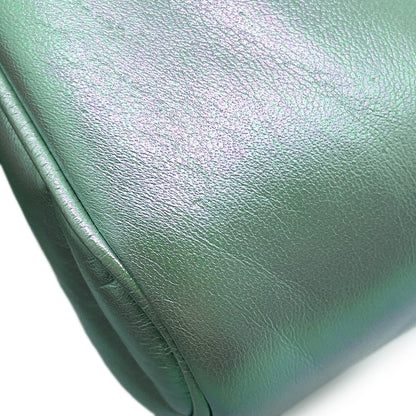 GUCCI GG Marmont ChainShoulder Bag Green739682 Leather Size Mini