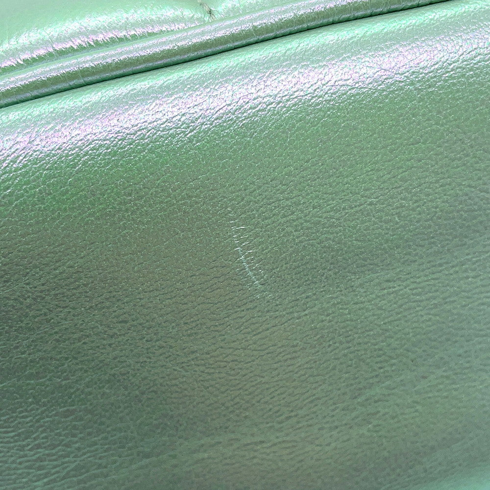 GUCCI GG Marmont ChainShoulder Bag Green739682 Leather Size Mini