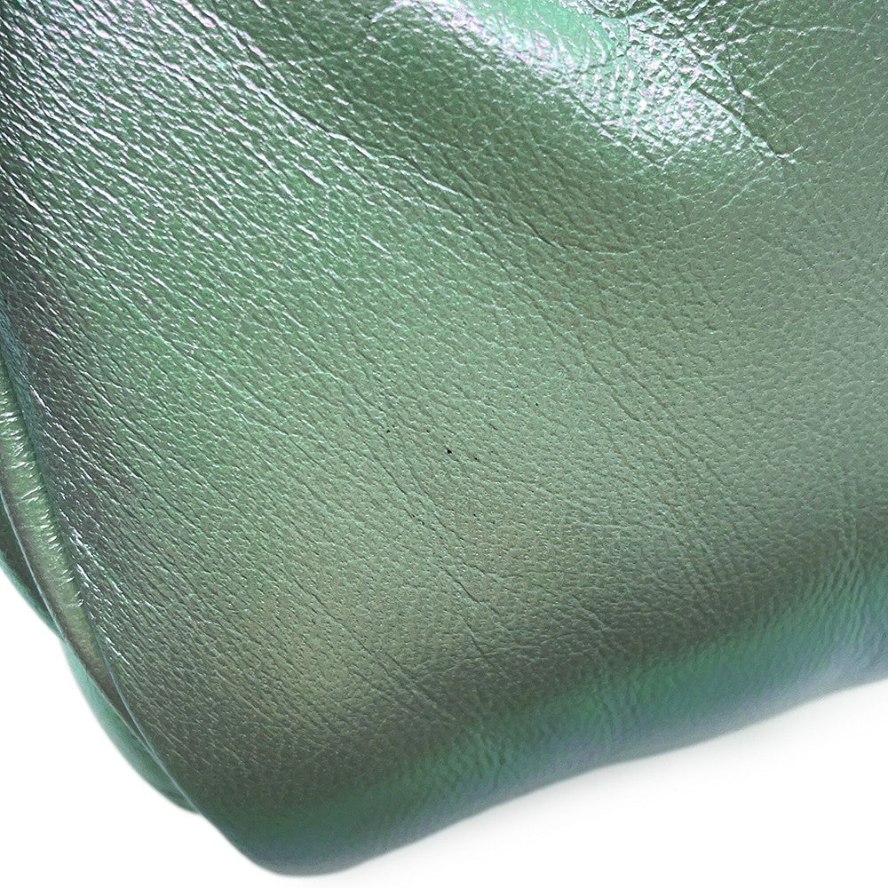 GUCCI GG Marmont ChainShoulder Bag Green739682 Leather Size Mini