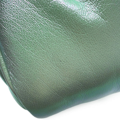 GUCCI GG Marmont ChainShoulder Bag Green739682 Leather Size Mini