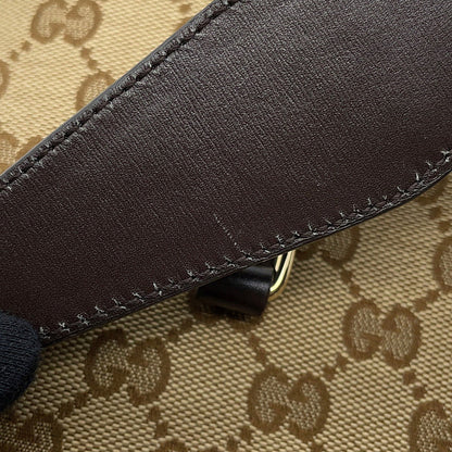 GUCCI Mini bucket Beige/Brown782919 GG Canvas Leather