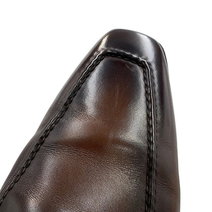 Berluti Andy Dem Jules Loafers Brown Venice Calf Leather Size 8