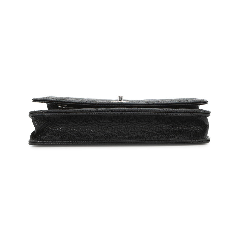 CHANEL Matelasse Classic Chain Wallet BlackAP4241 Caviar Leather