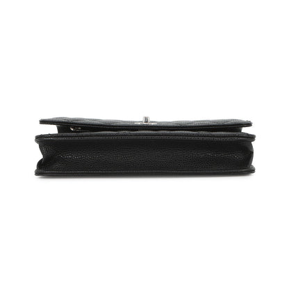 CHANEL Matelasse Classic Chain Wallet BlackAP4241 Caviar Leather