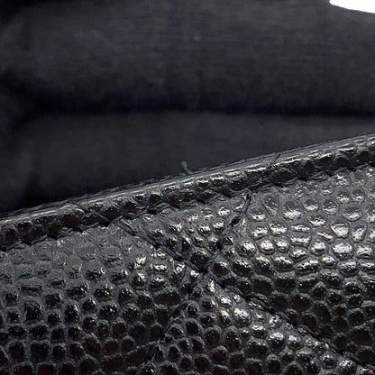 CHANEL Matelasse Classic Chain Wallet BlackAP4241 Caviar Leather