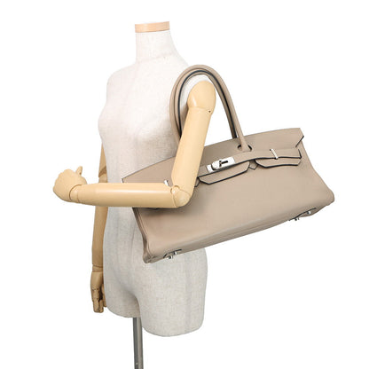 HERMES ShoulderBirkin Gris Tourterelle Taurillon Clemence Size 42