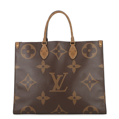 LOUIS VUITTON Onthego RedM44576 Monogram Monogram Reverse Canvas Monogram Giant Size GM