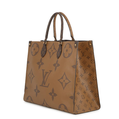 LOUIS VUITTON Onthego RedM44576 Monogram Monogram Reverse Canvas Monogram Giant Size GM