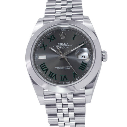ROLEX Datejust W41mm Stainless Steel Slate Dial126300