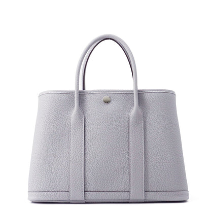HERMES Garden Party Green Pantan Negonda Leather Size TPM