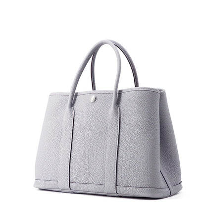 HERMES Garden Party Green Pantan Negonda Leather Size TPM