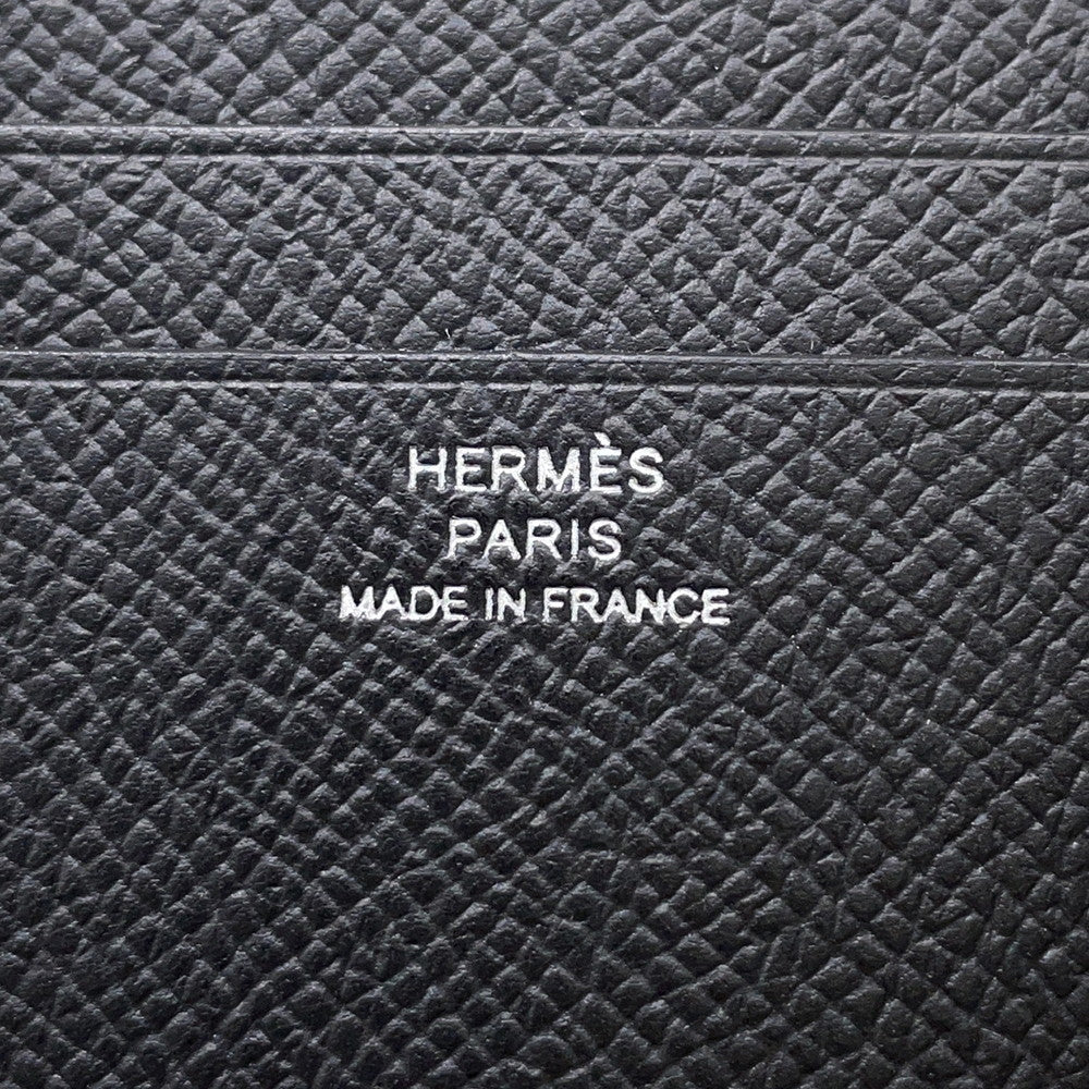 HERMES MC2 Euclid Card Case Black Epsom