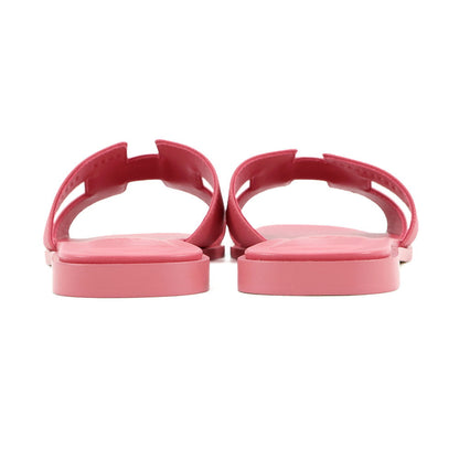 HERMES Oran Sandals Rose de Venice Epsom Size 37H
