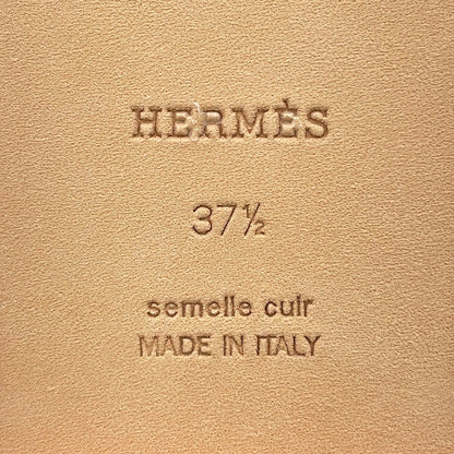 HERMES Oran Sandals Rose de Venice Epsom Size 37H