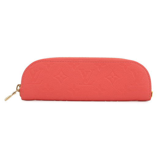 LOUIS VUITTON Pencil Pouch Charlotte SweetCoralGI1354 Monogram Empreinte Leather