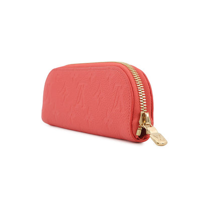 LOUIS VUITTON Pencil Pouch Charlotte SweetCoralGI1354 Monogram Empreinte Leather