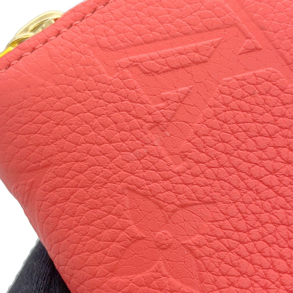 LOUIS VUITTON Pencil Pouch Charlotte SweetCoralGI1354 Monogram Empreinte Leather