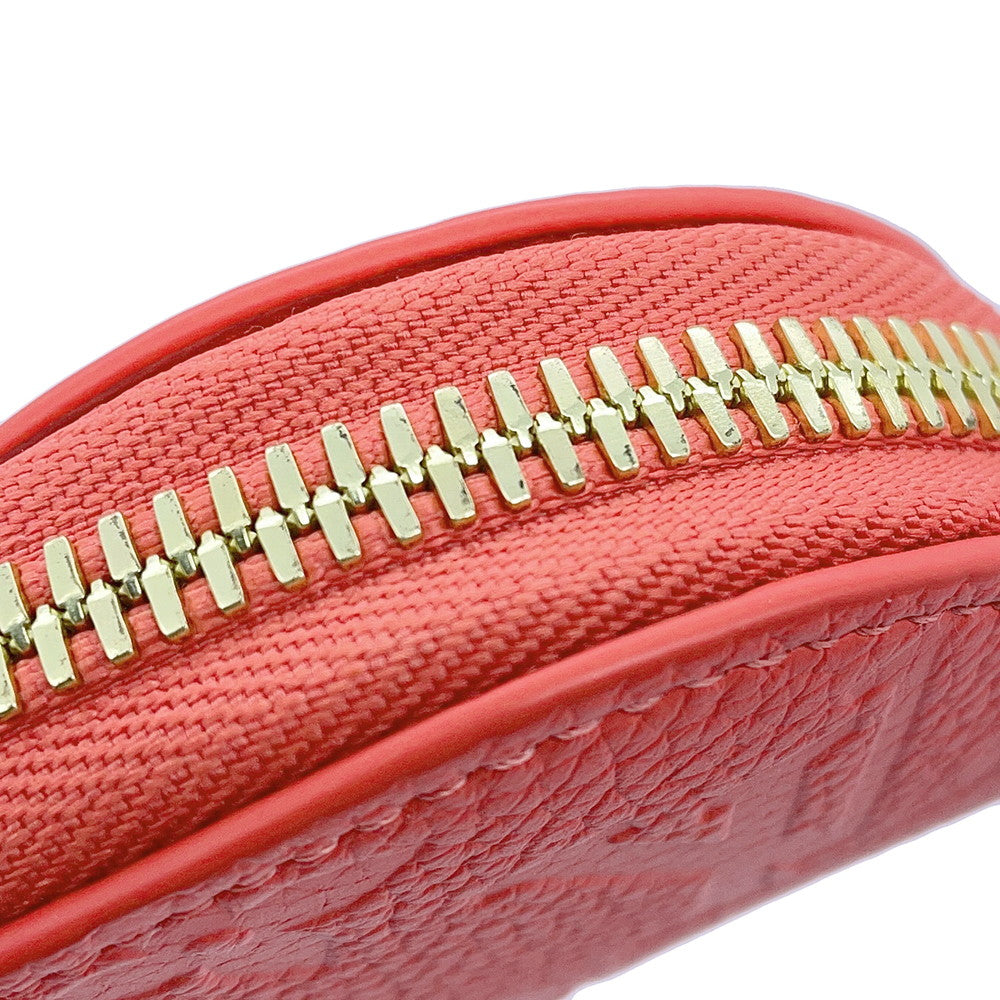 LOUIS VUITTON Pencil Pouch Charlotte SweetCoralGI1354 Monogram Empreinte Leather