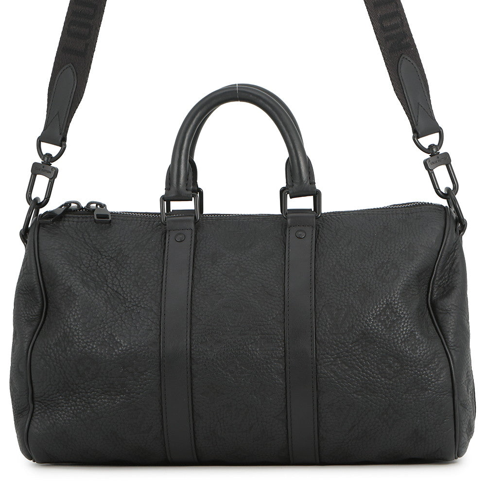 LOUIS VUITTON Keepall Bandouliere NoirM22765 Monogram ・Taurillon Size 35