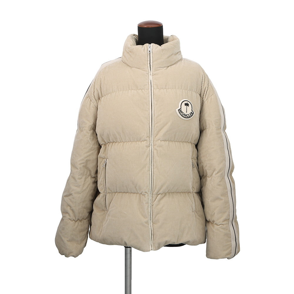 MONCLER Genius Palm Angels Down Jacket Size 1 BeigeJ209L1A00024M511223Q Cotton100%