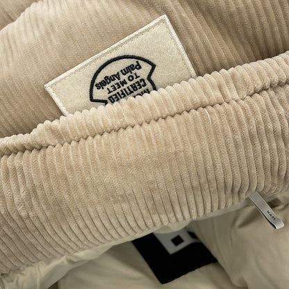 MONCLER Genius Palm Angels Down Jacket Size 1 BeigeJ209L1A00024M511223Q Cotton100%