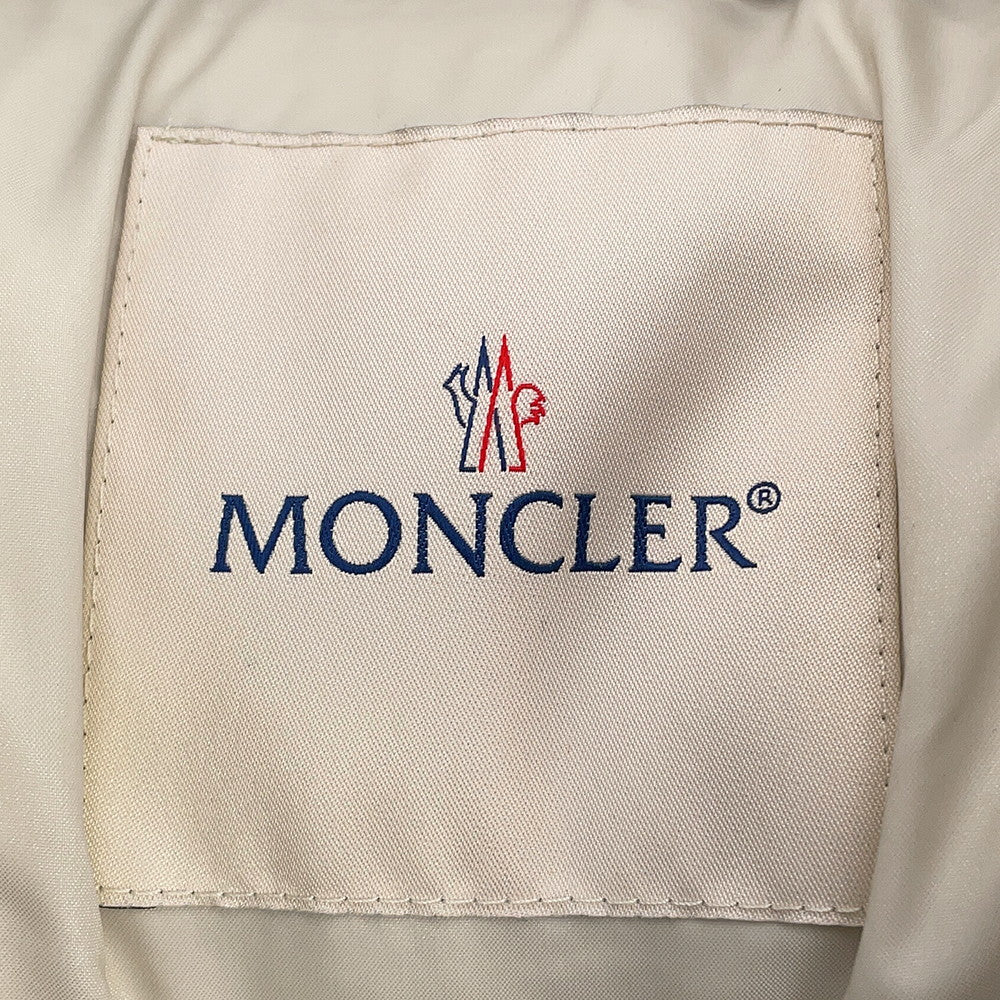 MONCLER Genius Palm Angels Down Jacket Size 1 BeigeJ209L1A00024M511223Q Cotton100%