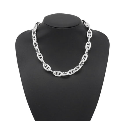 HERMES Chaine d'Ancre Necklace 29 frames Size GM SV925