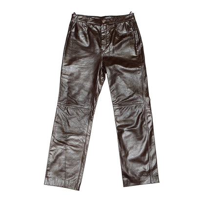 GUCCI Straight leather pants Size 46 Bordeaux713493 XNATO 6275 Lambskin