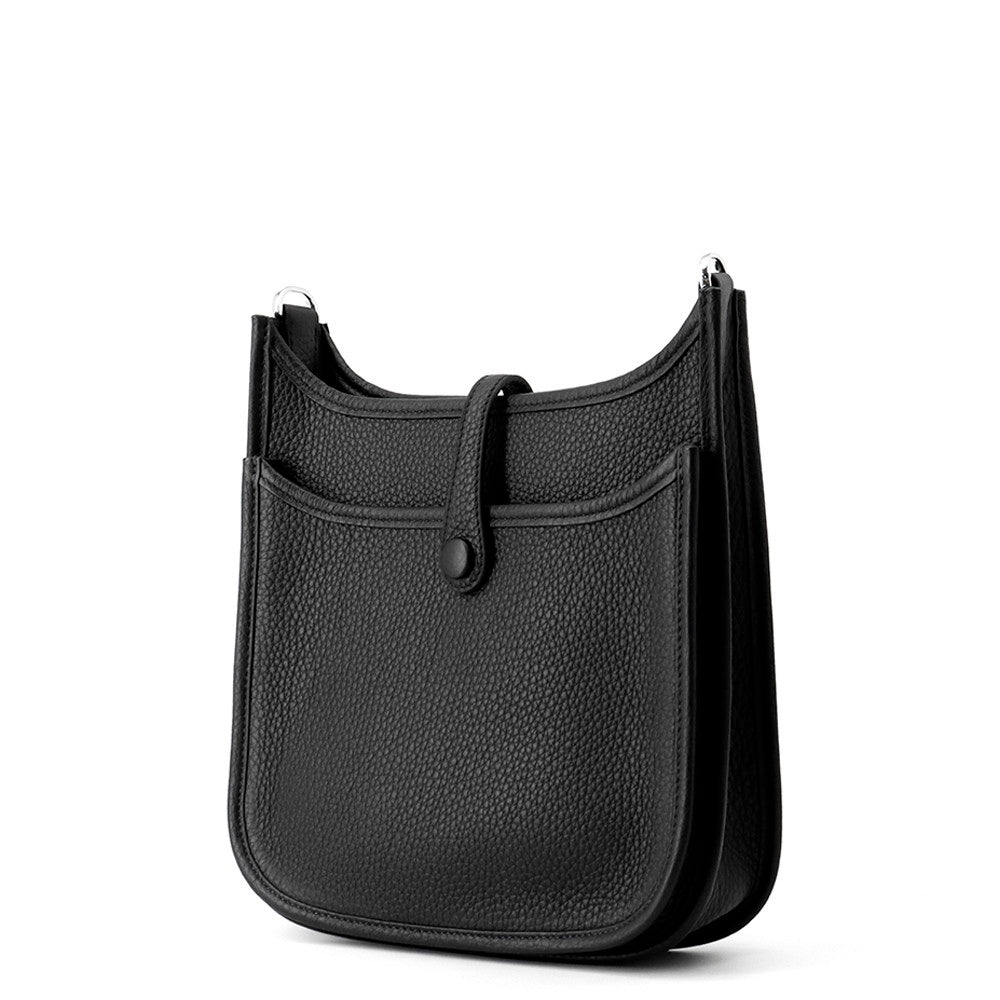 HERMES Evelyne 3 Black Taurillon Clemence Size 23